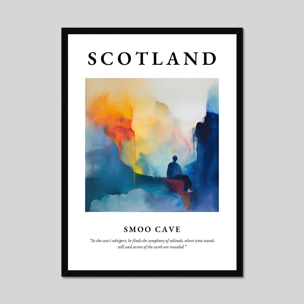 Poster of Smoo Cave, Scotland.