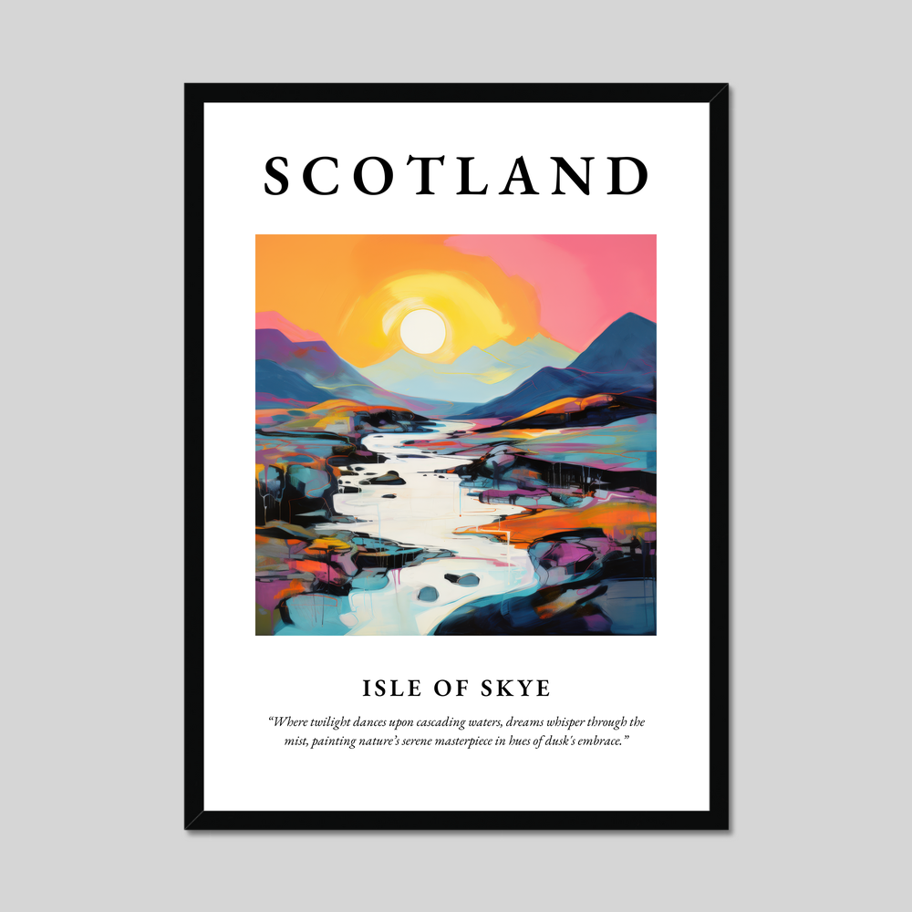 Poster of Isle of Skye, Scotland.