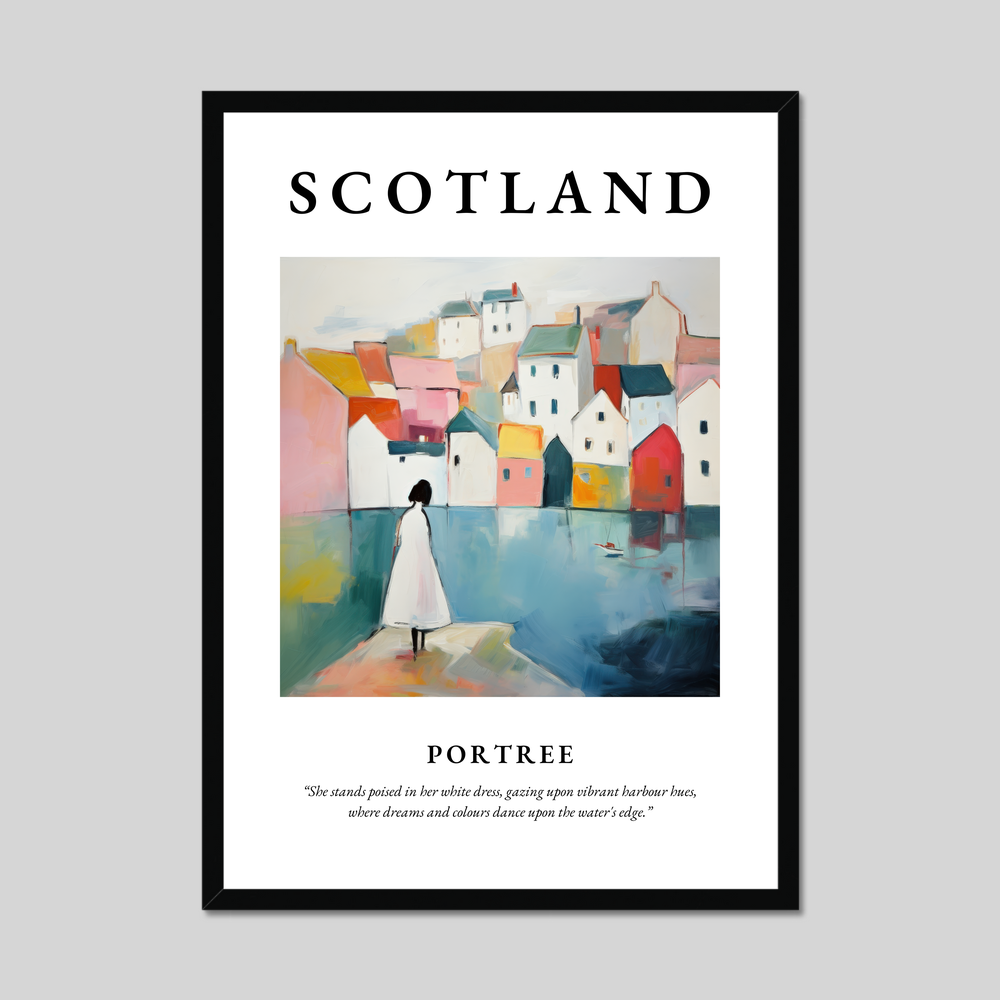 Poster of Portree, Scotland.