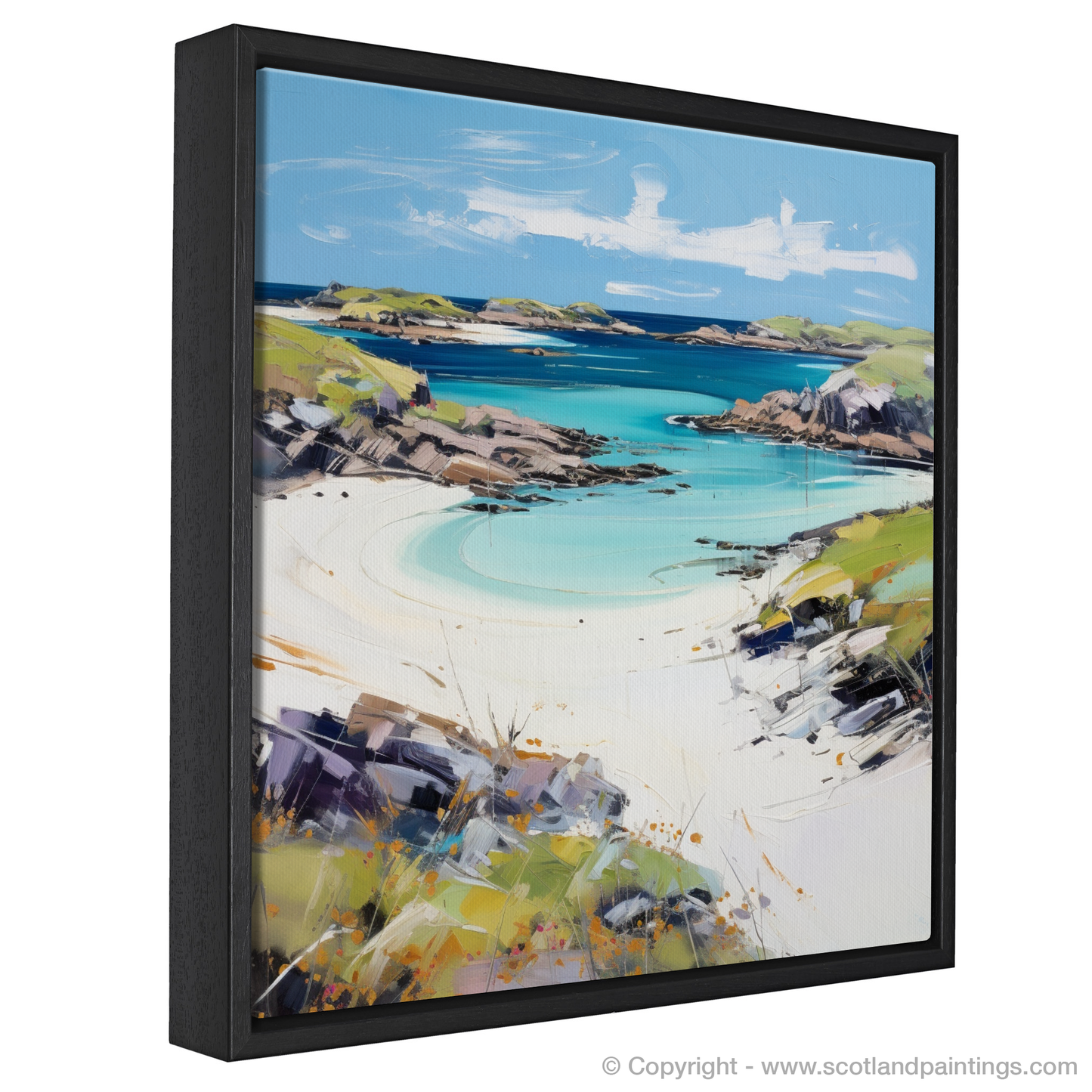 Achmelvich Bay Reverie: An Abstract Scottish Seascape