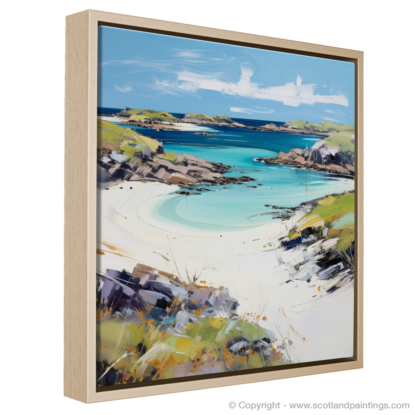 Achmelvich Bay Reverie: An Abstract Scottish Seascape