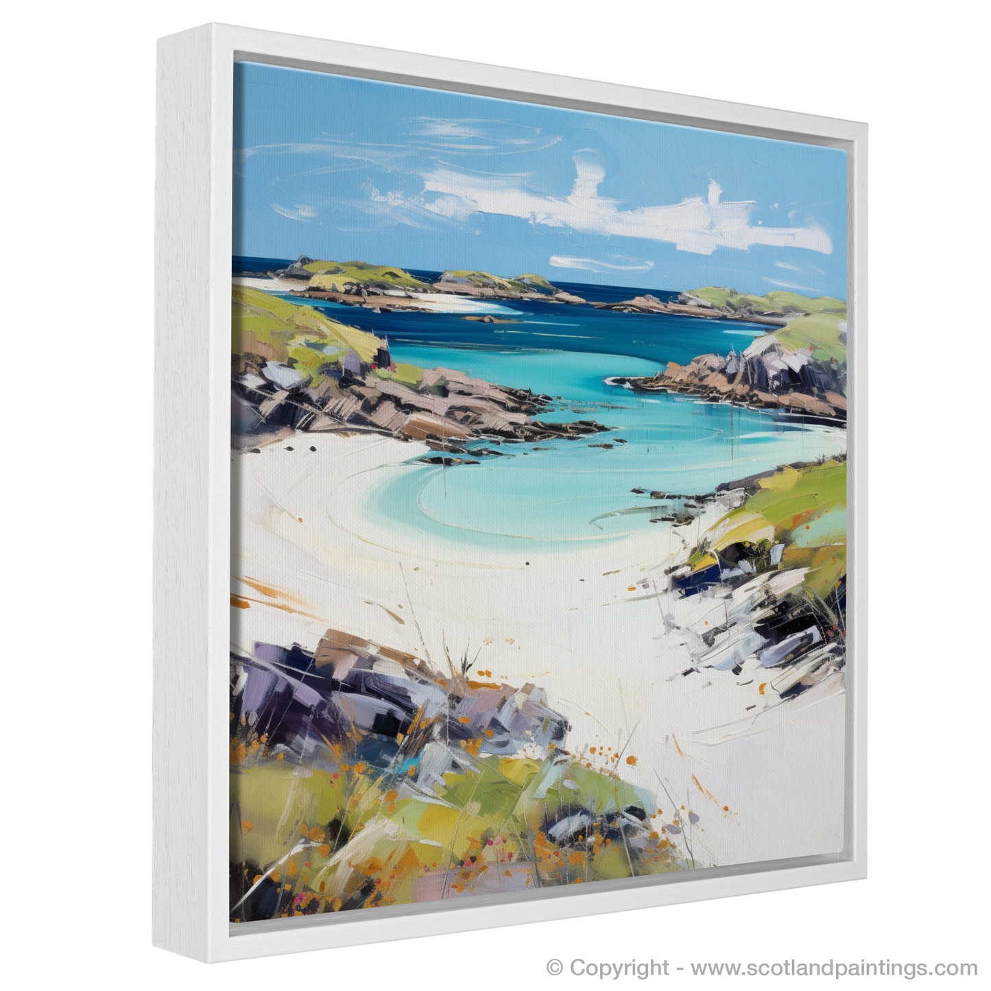 Achmelvich Bay Reverie: An Abstract Scottish Seascape