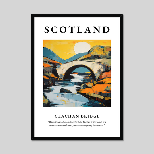 Poster of Clachan Bridge, Scotland.