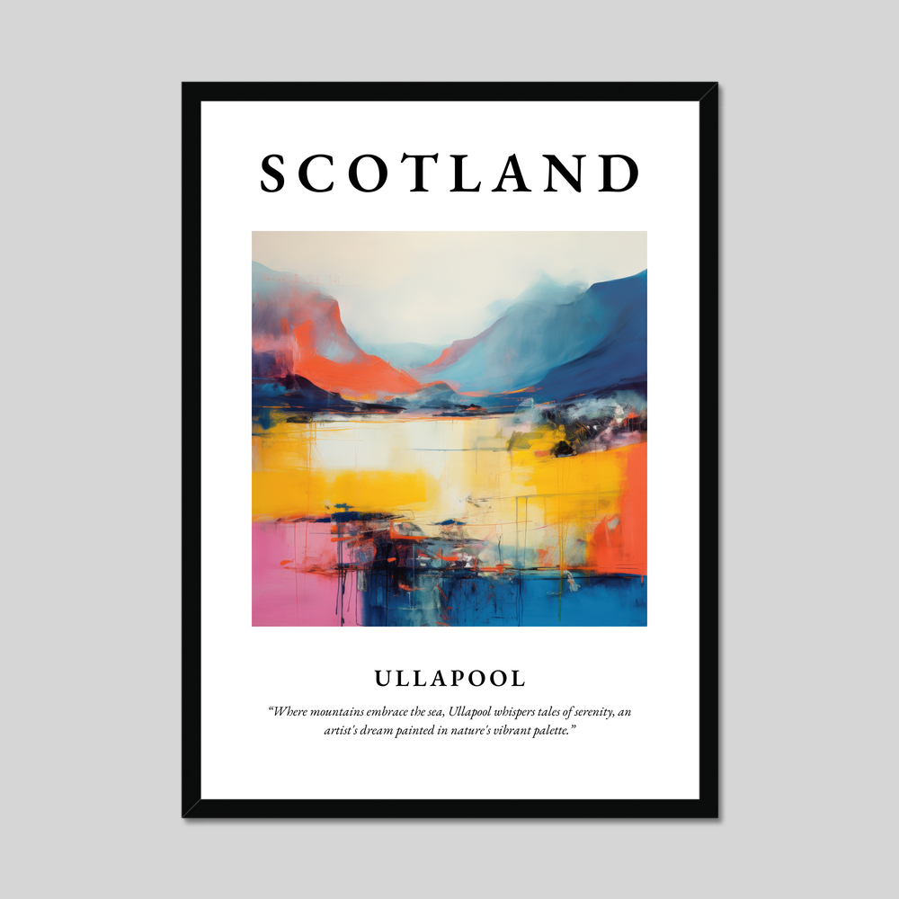 Poster of Ullapool, Scotland.