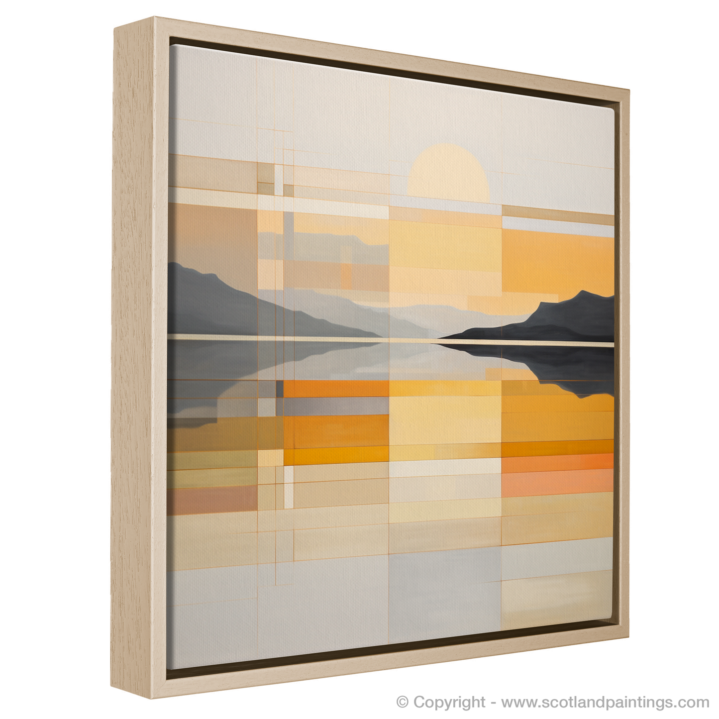 Golden Hour Geometric: An Abstract Ode to Langamull Bay