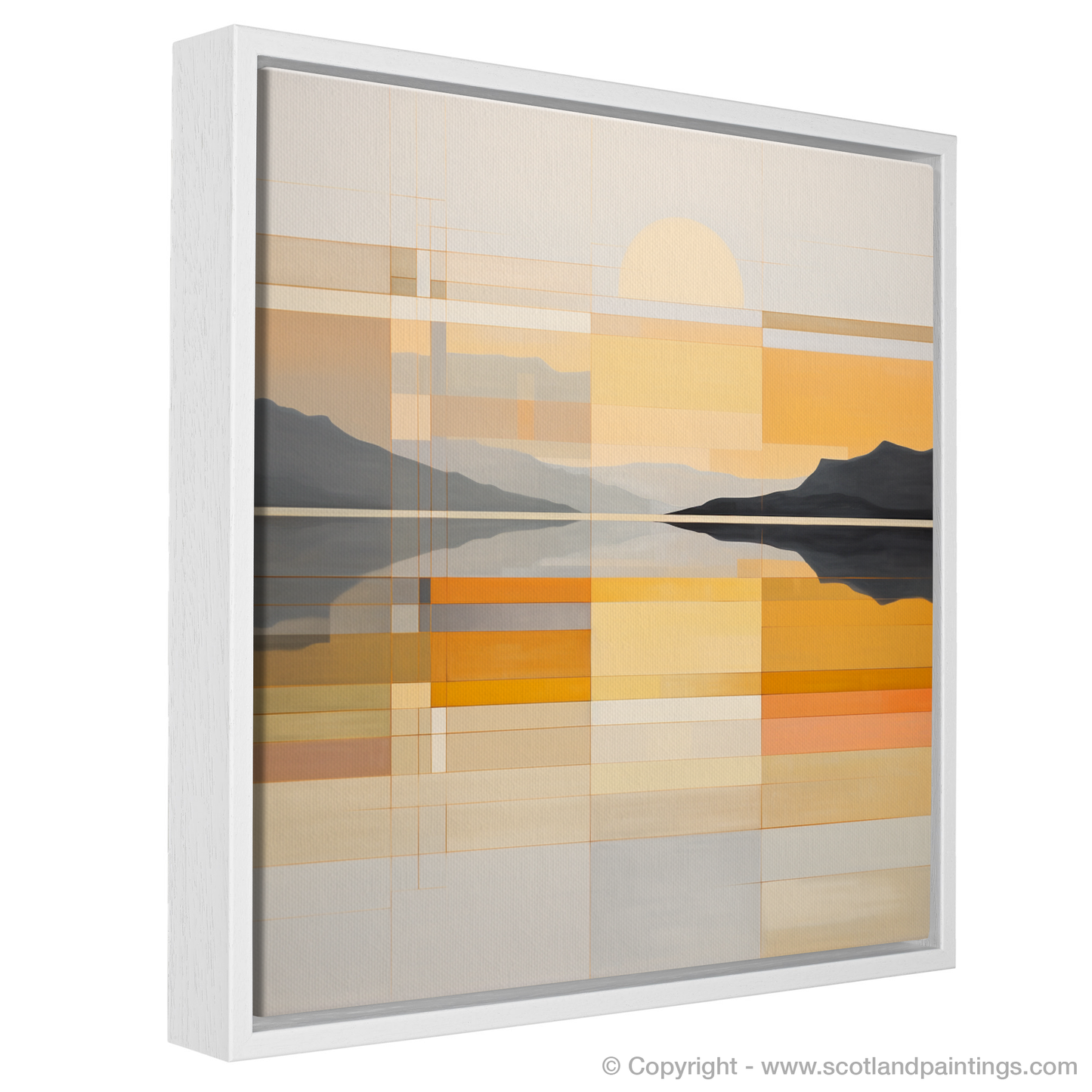 Golden Hour Geometric: An Abstract Ode to Langamull Bay