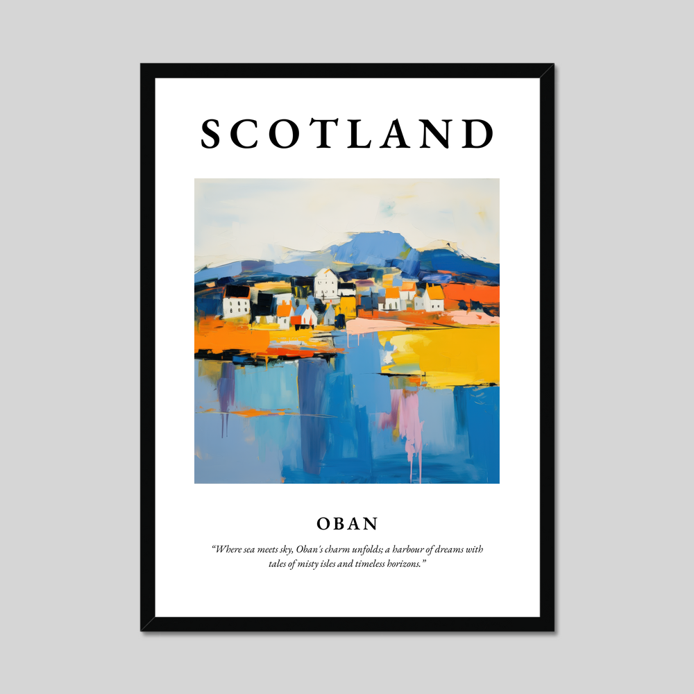 Poster of Oban, Scotland.