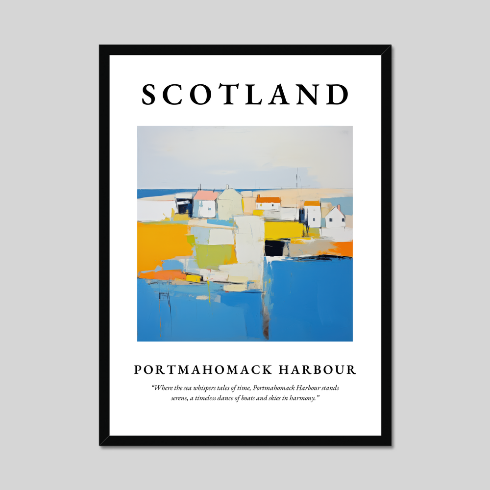 Poster of Portmahomack Harbour, Scotland.