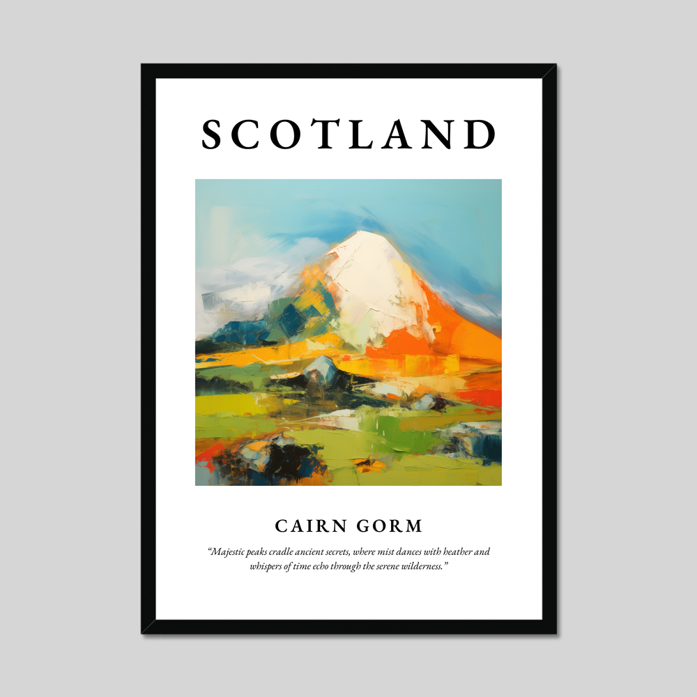 Poster of Cairn Gorm, Scotland.