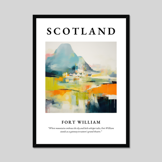 Poster of Fort William, Scotland.