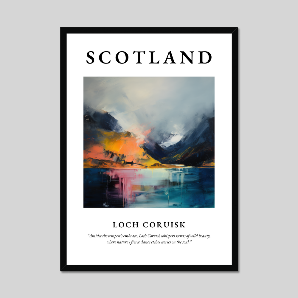 Poster of Loch Coruisk, Scotland.