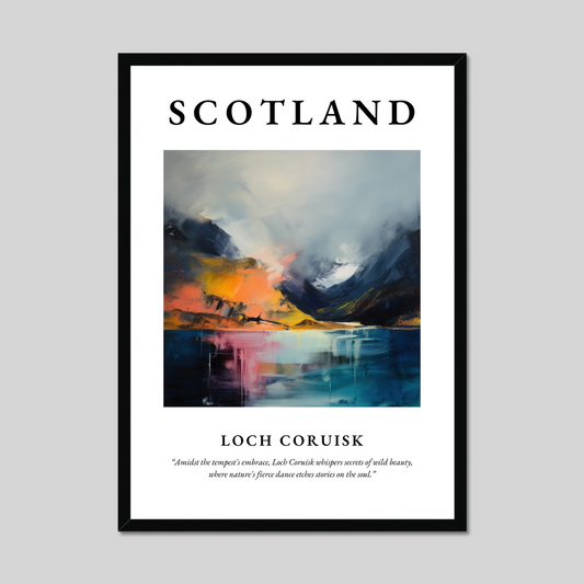 Poster of Loch Coruisk, Scotland.