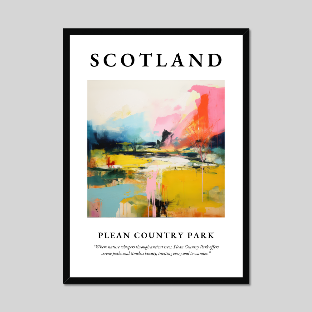 Poster of Plean Country Park, Scotland.