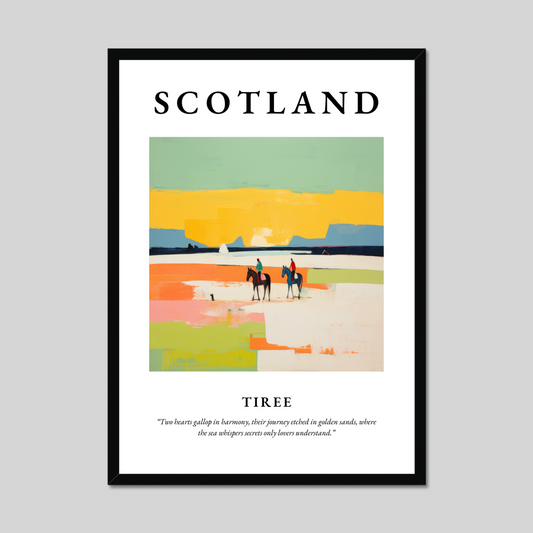 Poster of Tiree, Scotland.