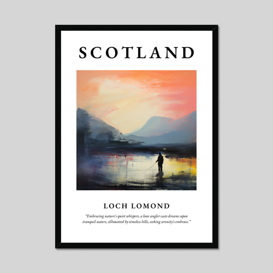 Poster of Loch Lomond, Scotland.