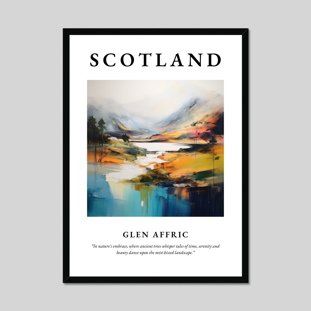 Poster of Glen Affric, Scotland.