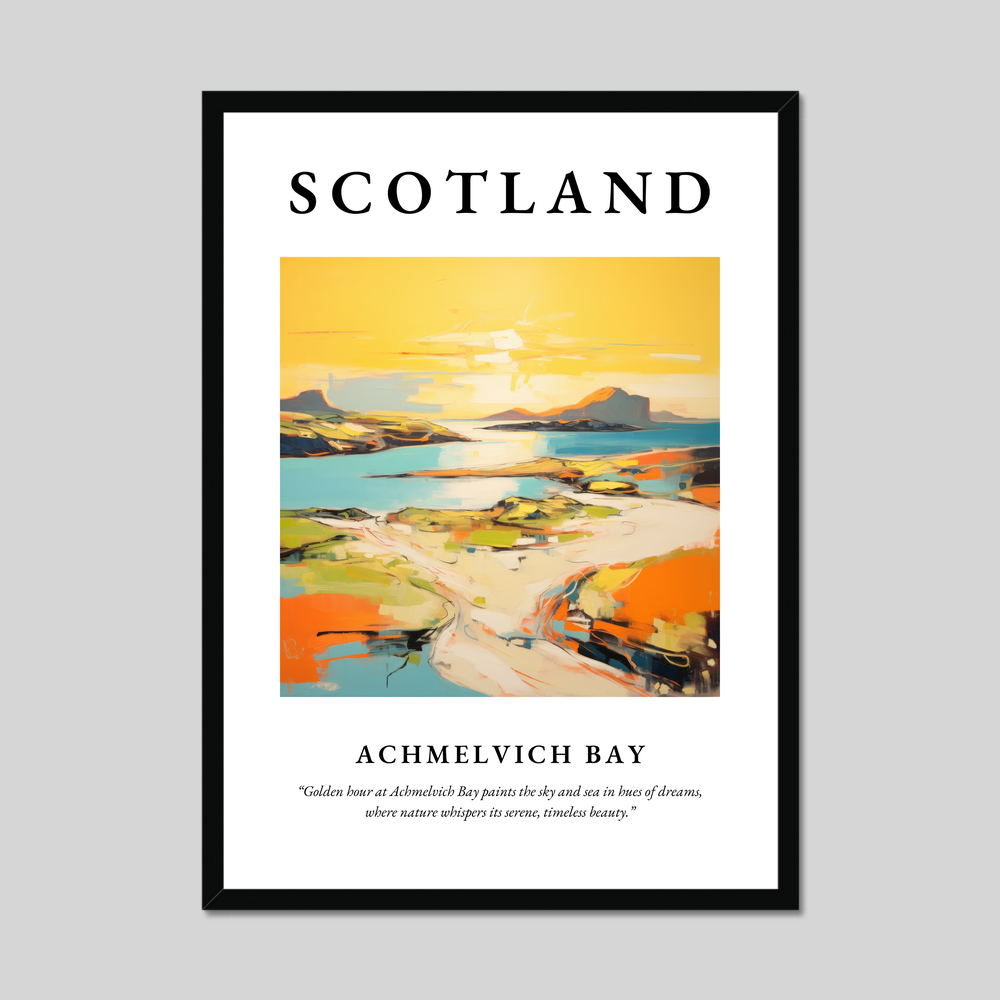 Poster of Achmelvich Bay, Scotland.