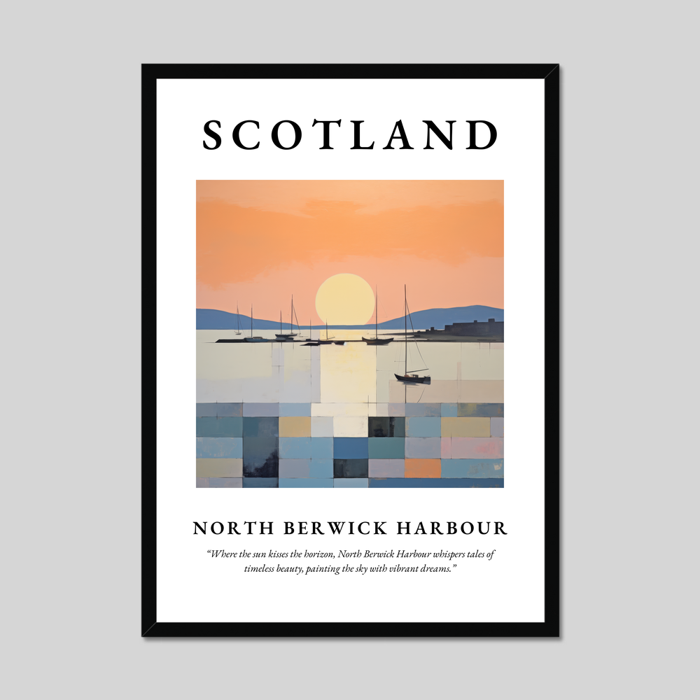 Poster of North Berwick Harbour, Scotland.