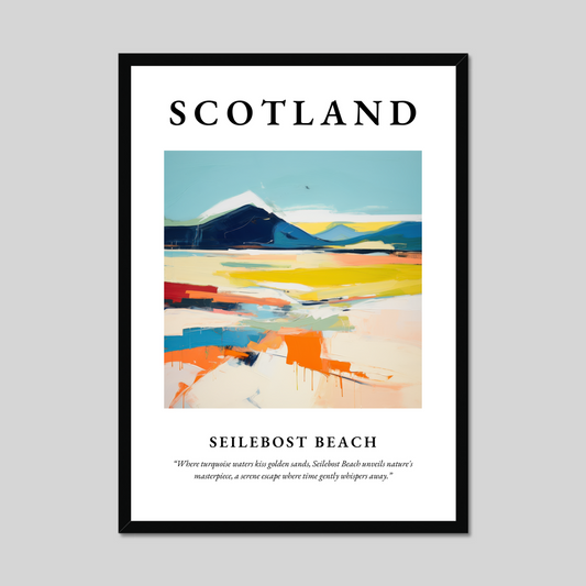 Poster of Seilebost Beach, Scotland.