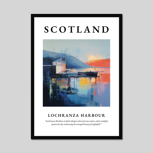 Poster of Lochranza Harbour, Scotland.