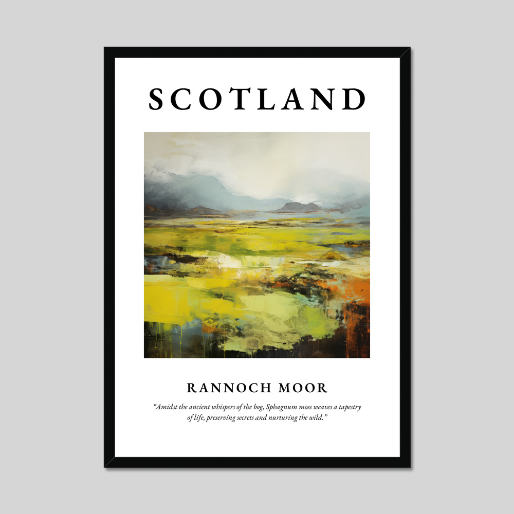 Poster of Rannoch Moor, Scotland.