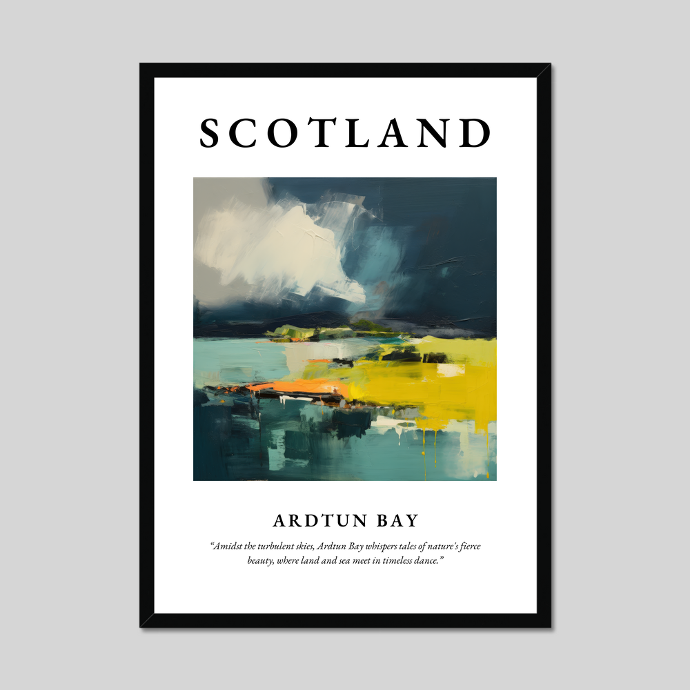 Poster of Ardtun Bay, Scotland.