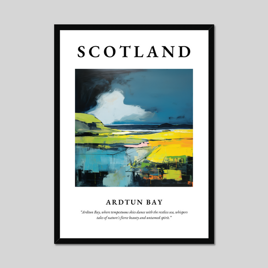 Poster of Ardtun Bay, Scotland.