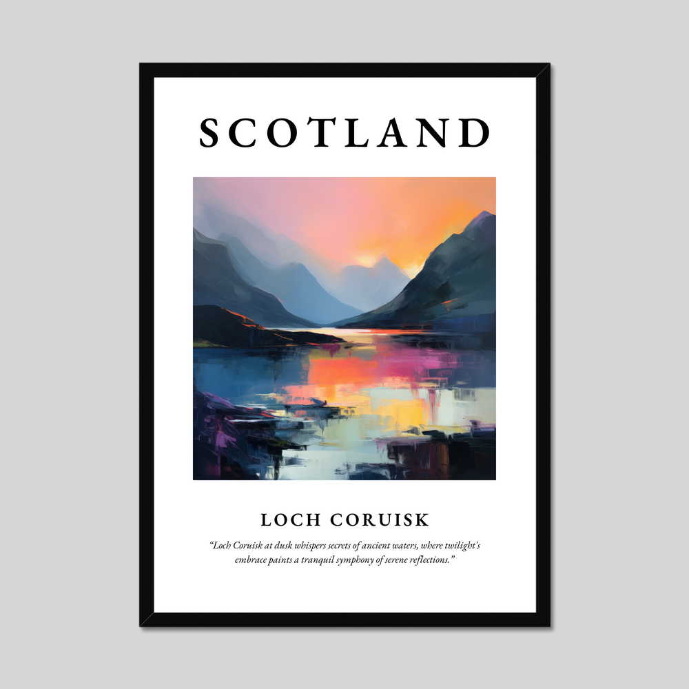 Poster of Loch Coruisk, Scotland.