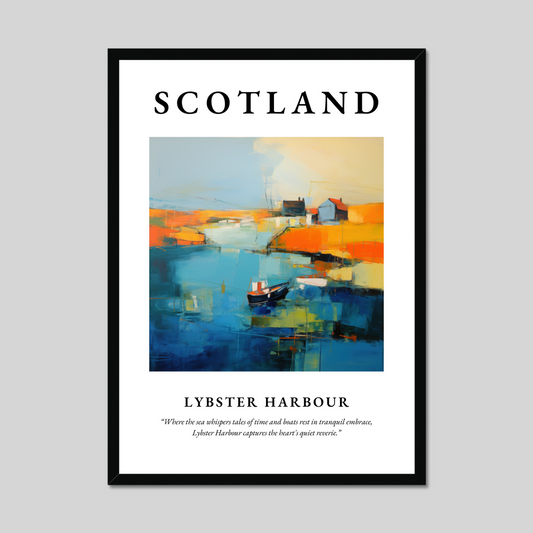 Poster of Lybster Harbour, Scotland.