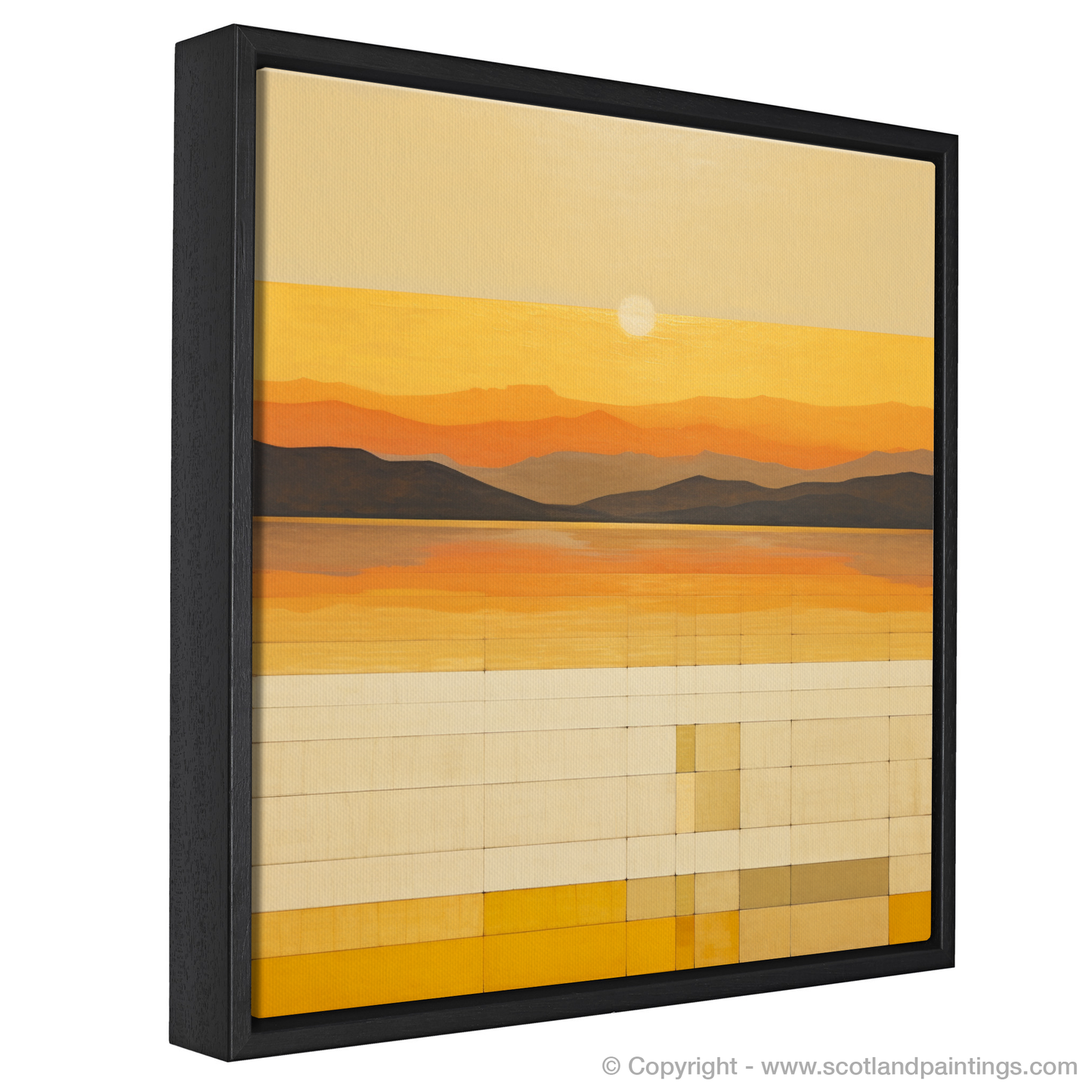 Ardanaiseig Bay at Golden Hour: An Abstract Highland Sunset