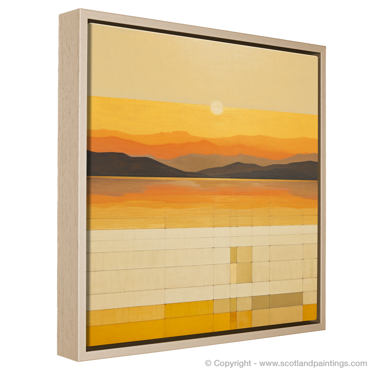 Ardanaiseig Bay at Golden Hour: An Abstract Highland Sunset