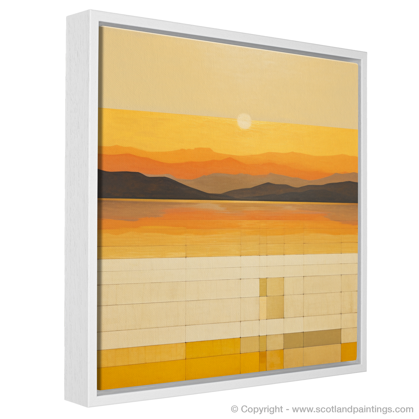 Ardanaiseig Bay at Golden Hour: An Abstract Highland Sunset