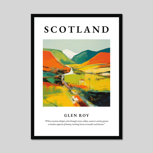 Poster of Glen Roy, Scotland.