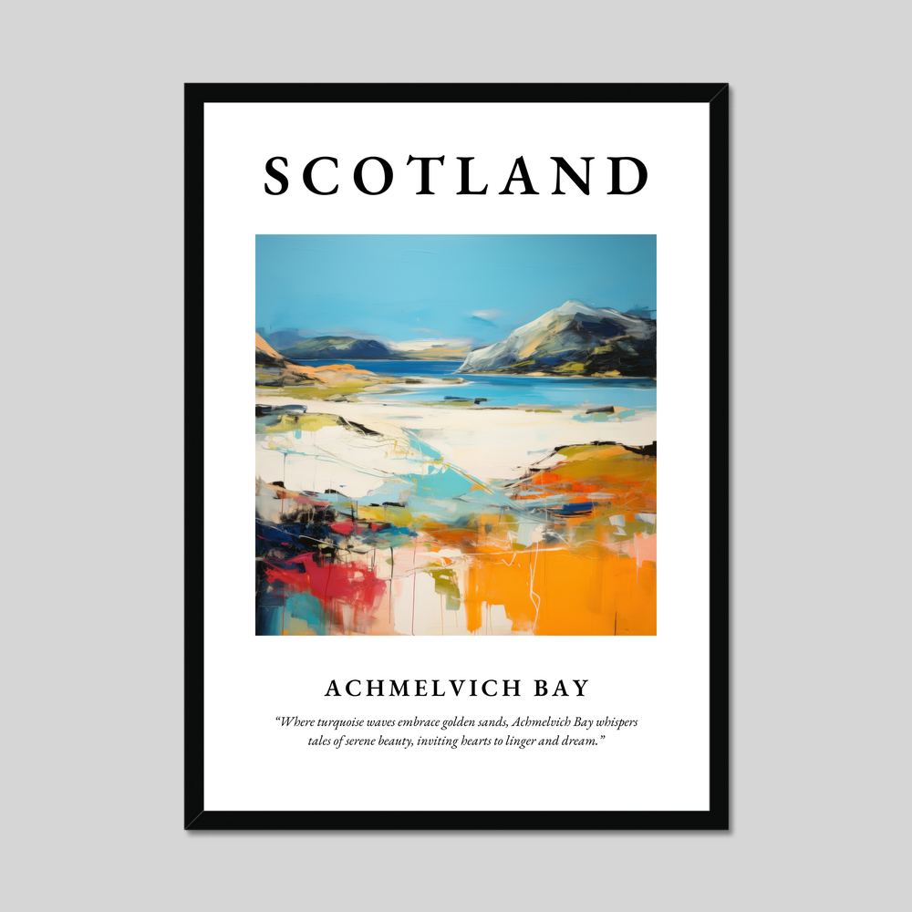 Poster of Achmelvich Bay, Scotland.