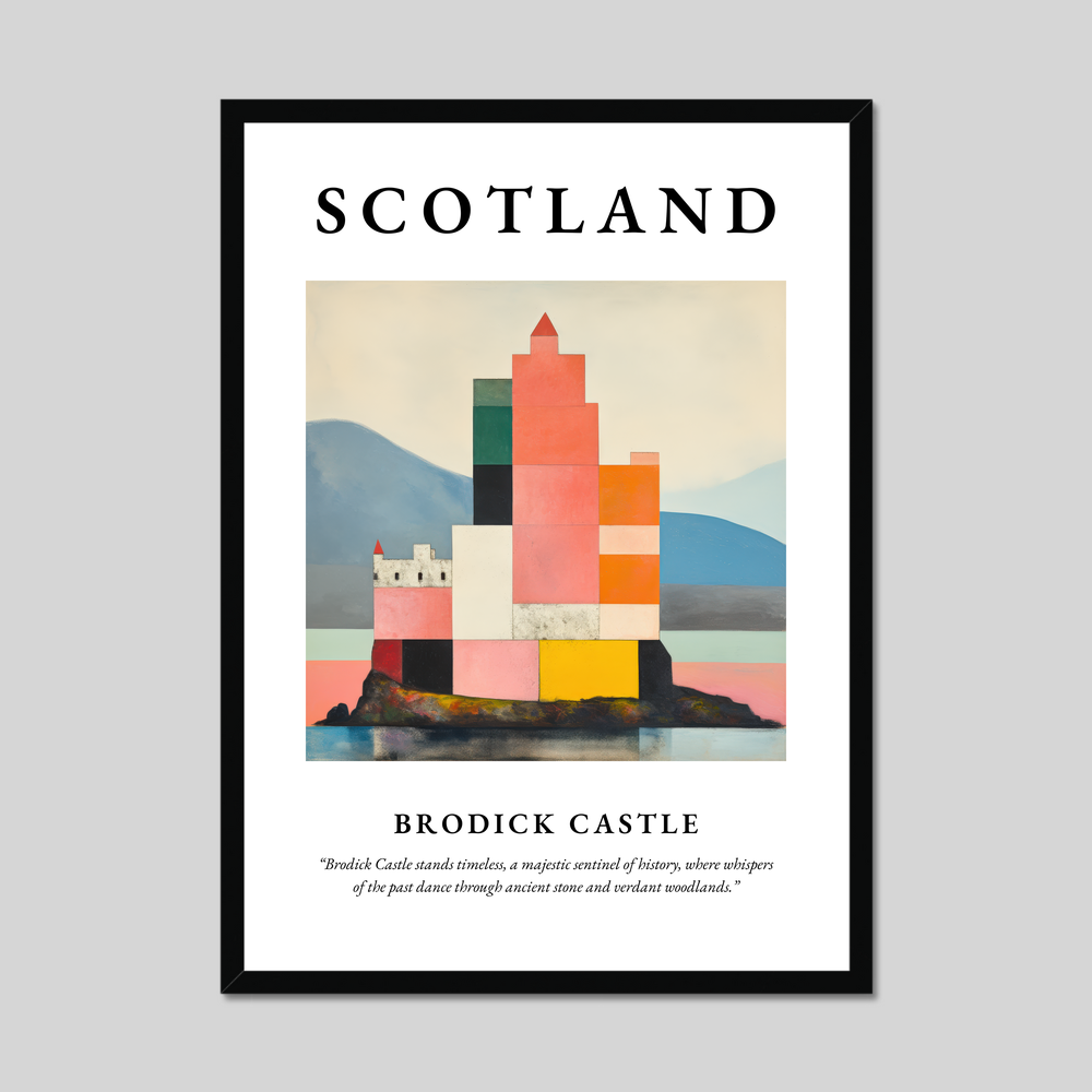 Poster of Brodick Castle, Scotland.