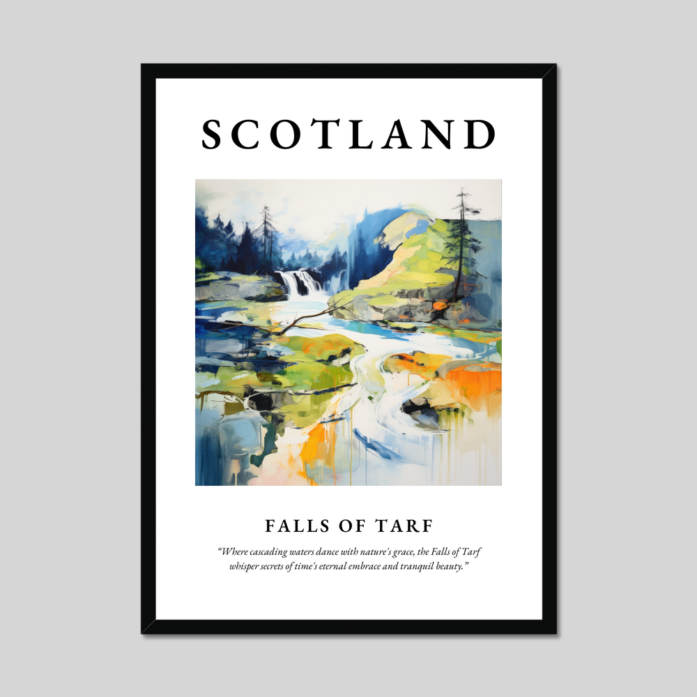 Poster of Falls of Tarf, Scotland.