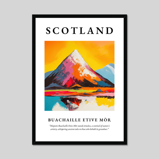 Poster of Buachaille Etive Mòr, Scotland.