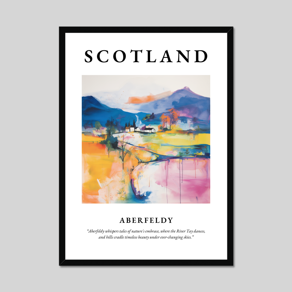 Poster of Aberfeldy, Scotland.