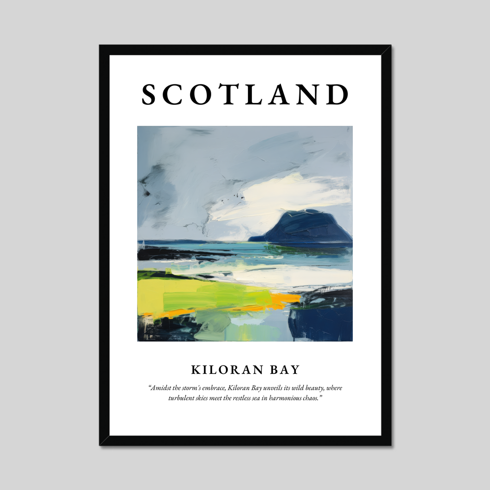 Poster of Kiloran Bay, Scotland.