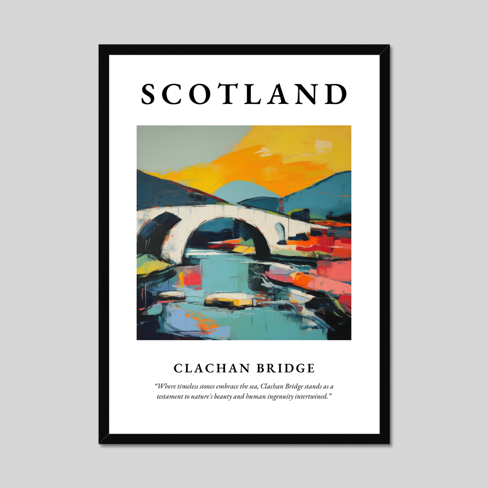 Poster of Clachan Bridge, Scotland.