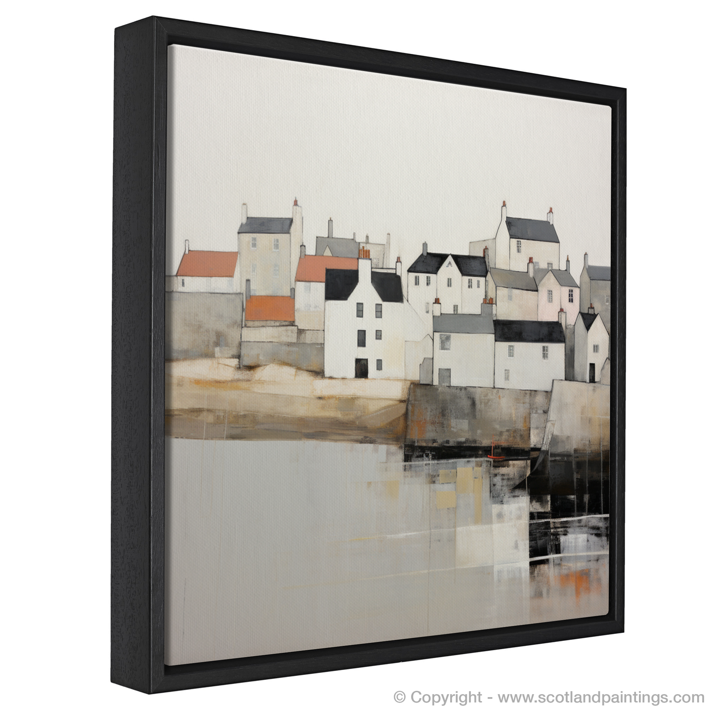 Elie Enchantment: Abstract Reflections of Fife's Village Charm