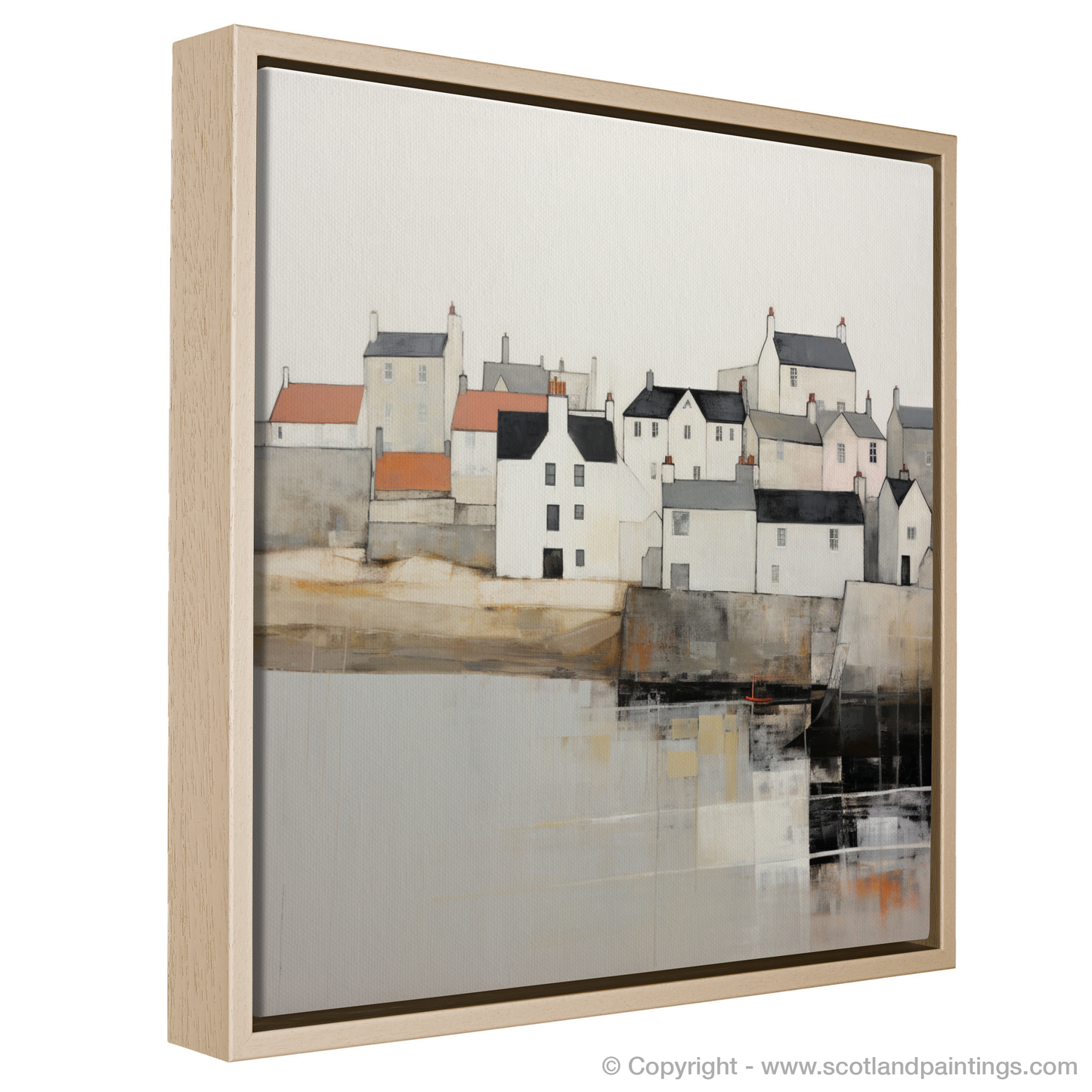 Elie Enchantment: Abstract Reflections of Fife's Village Charm