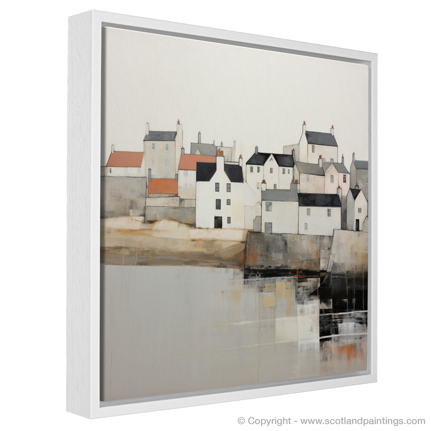 Elie Enchantment: Abstract Reflections of Fife's Village Charm