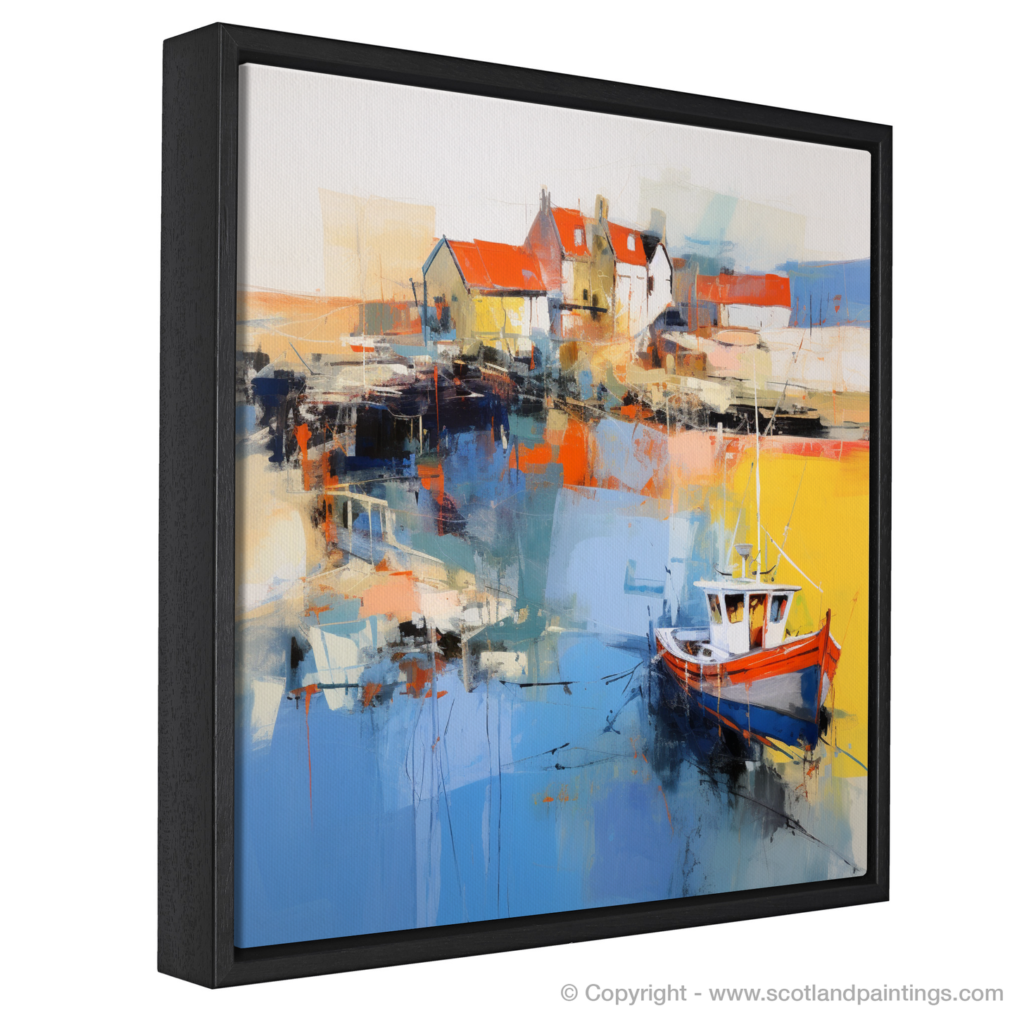 Lybster Harbour Abstract Embrace