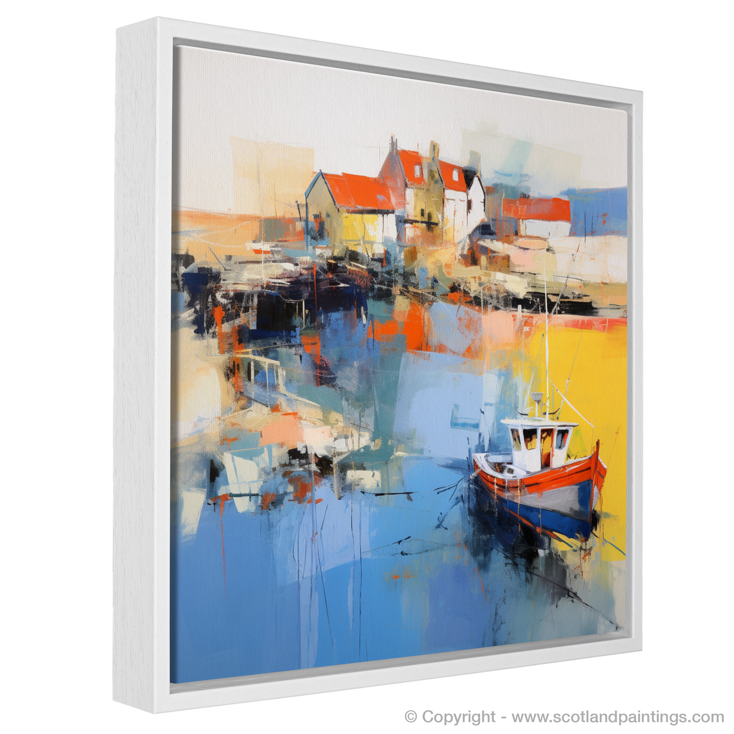 Lybster Harbour Abstract Embrace