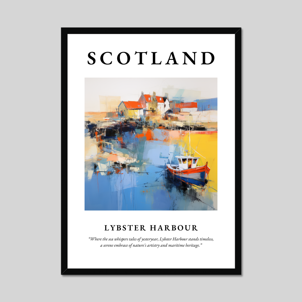 Poster of Lybster Harbour, Scotland.