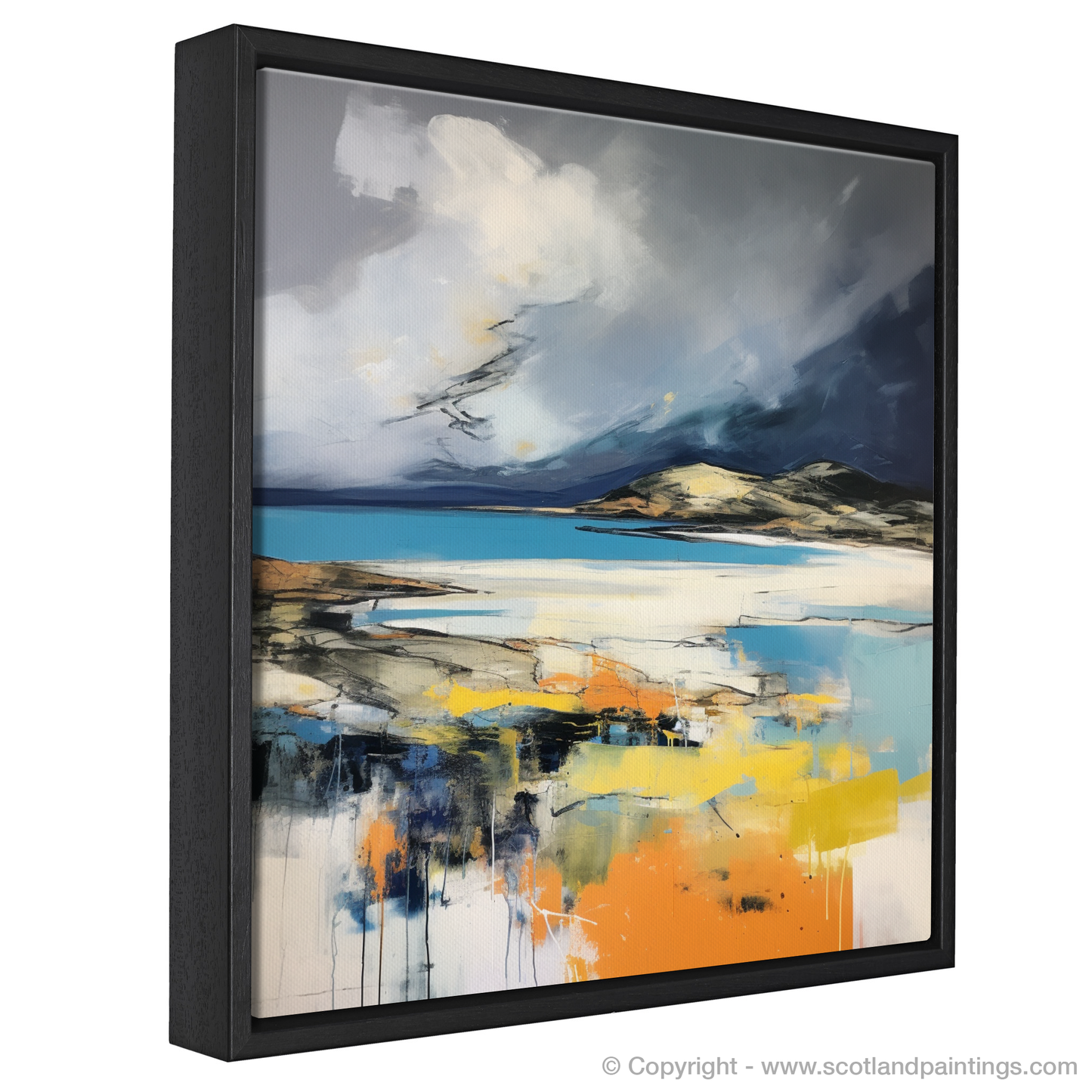 Storm Over Traigh Mhor: An Abstract Ode to Scottish Beaches