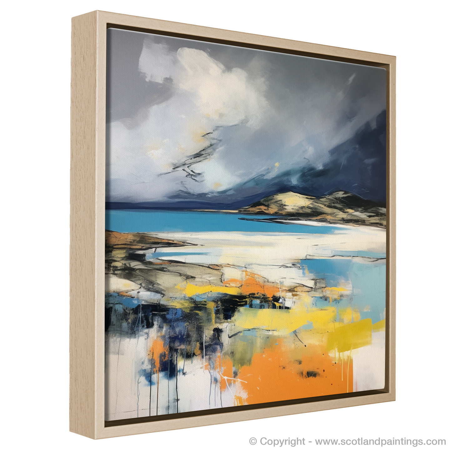 Storm Over Traigh Mhor: An Abstract Ode to Scottish Beaches