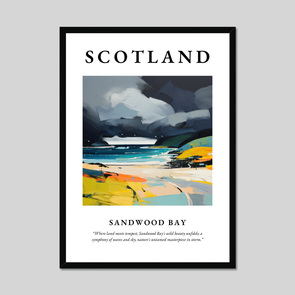 Poster of Sandwood Bay, Scotland.