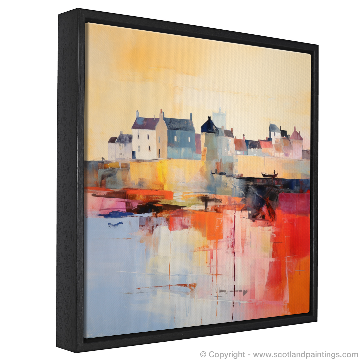 Scottish Sunset Serenade: St Monans Harbour Reimagined